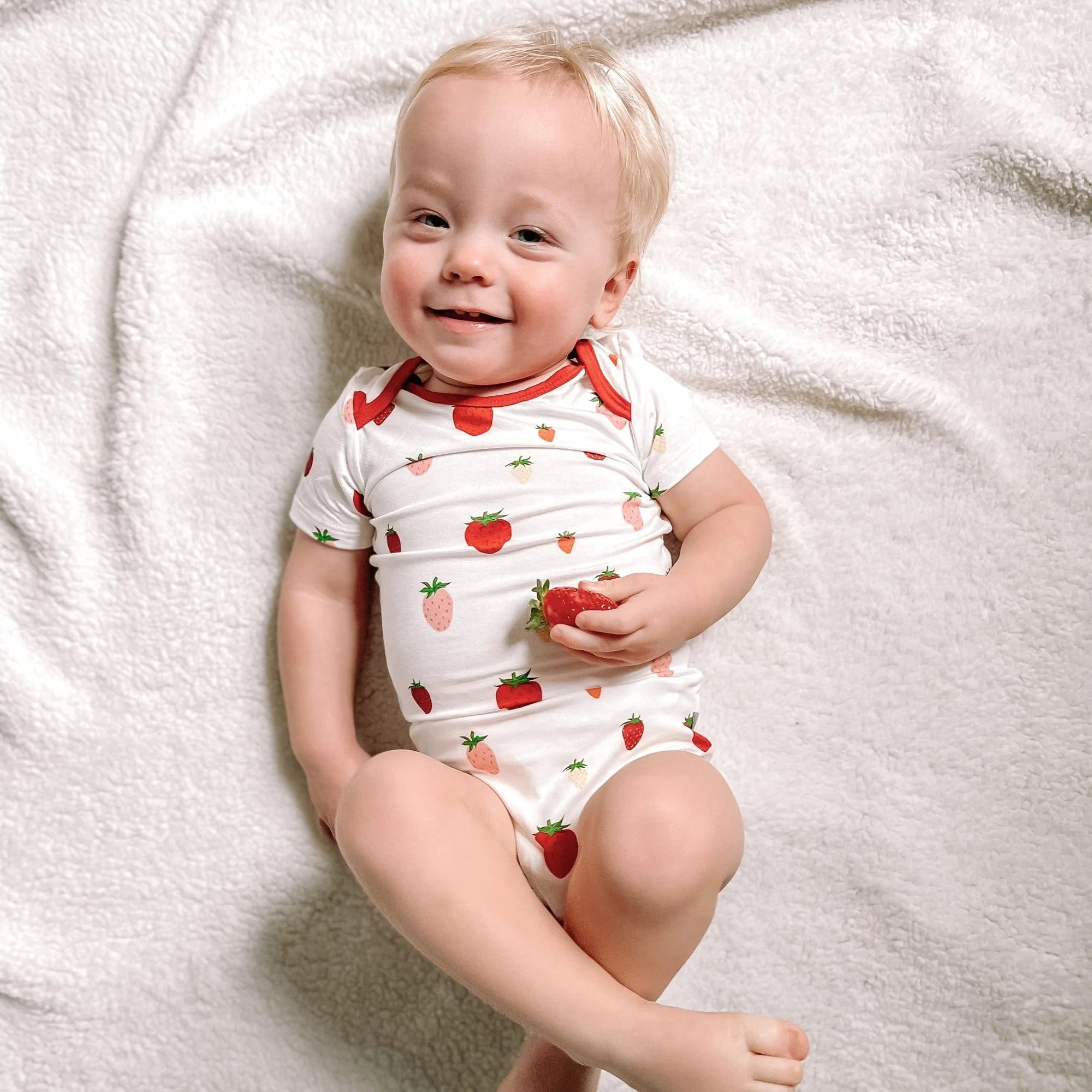 Bodysuit in Strawberry