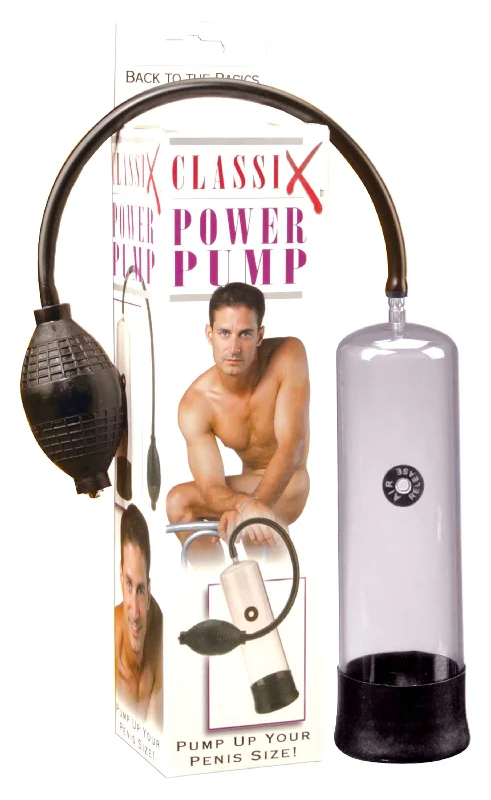 Experience Intensified Pleasure with Classix Power Pump - Increase Size, Endurance, and Enjoy Harder Erections!