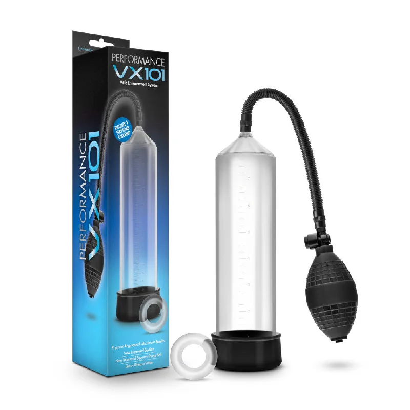 Performance By Blush® | VX101 Beginner's Male Enhancement Clear Penis Pump