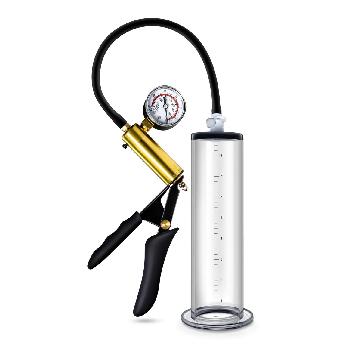 Performance VX6 Vacuum Penis Pump with Brass Pistol & Pressure Gauge