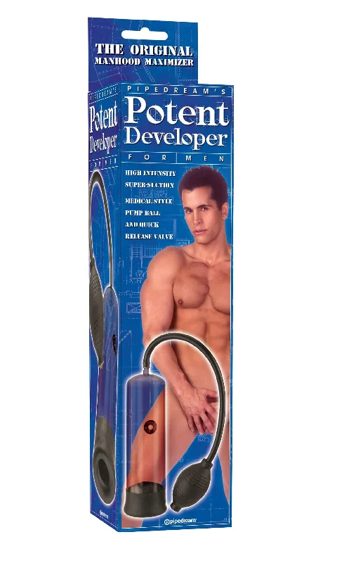 The Original Manhood Maximizer: Potent Developer Penis Pump for Size & Performance