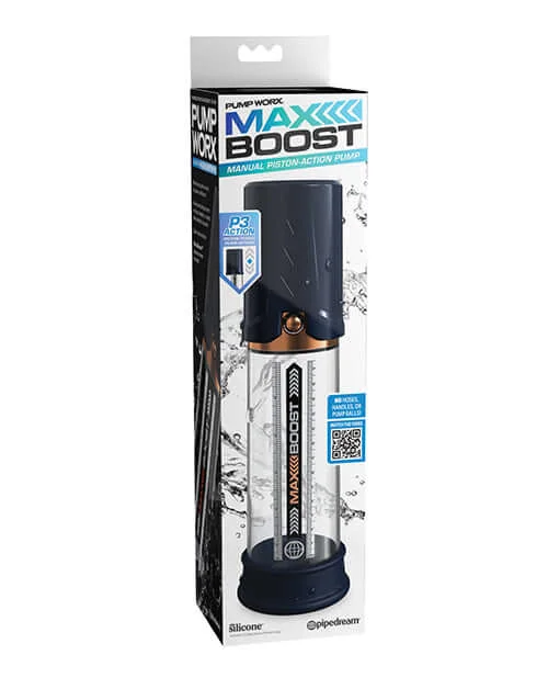 Pump Worx Max Boost Blue/Clear by Pipedream Products