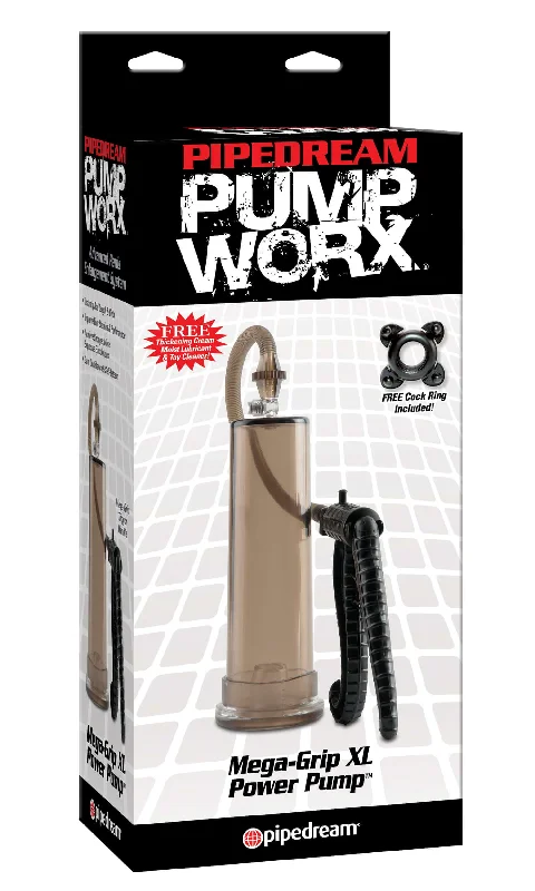 Pipedream Pump Worx Mega Grip XL Power Pump Black