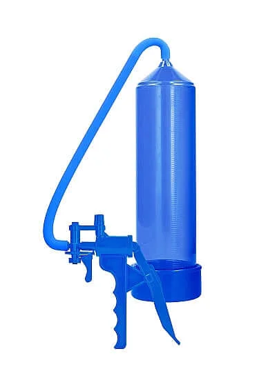 Shots Toys Pumped Elite Beginner Penis Pump - Blue