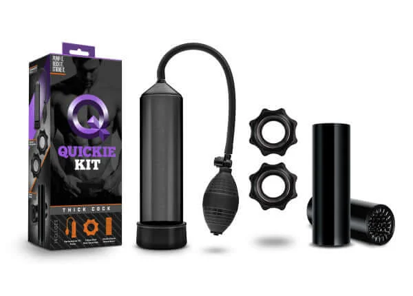 Enhance Your Pleasure with the Quickie Kit Thick Cock Penis Pump