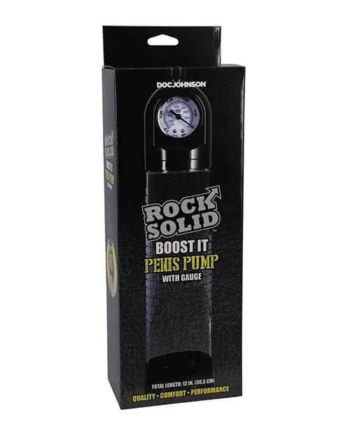 Rock Solid Boost It Penis Pump with gauge