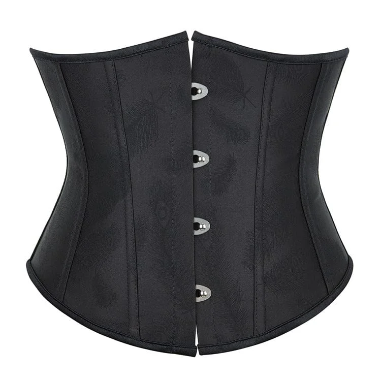 Women's Punk Solid Color Underbust Corset