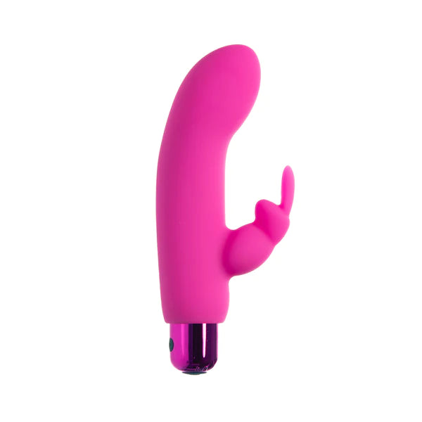 Bms Factory ALICE'S BUNNY Mini Rabbit Vibrator with Removable Rabbit Sleeve Pink