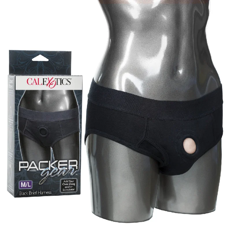 CaleXOtics Packer Gear BRIEF HARNESS M/L Black