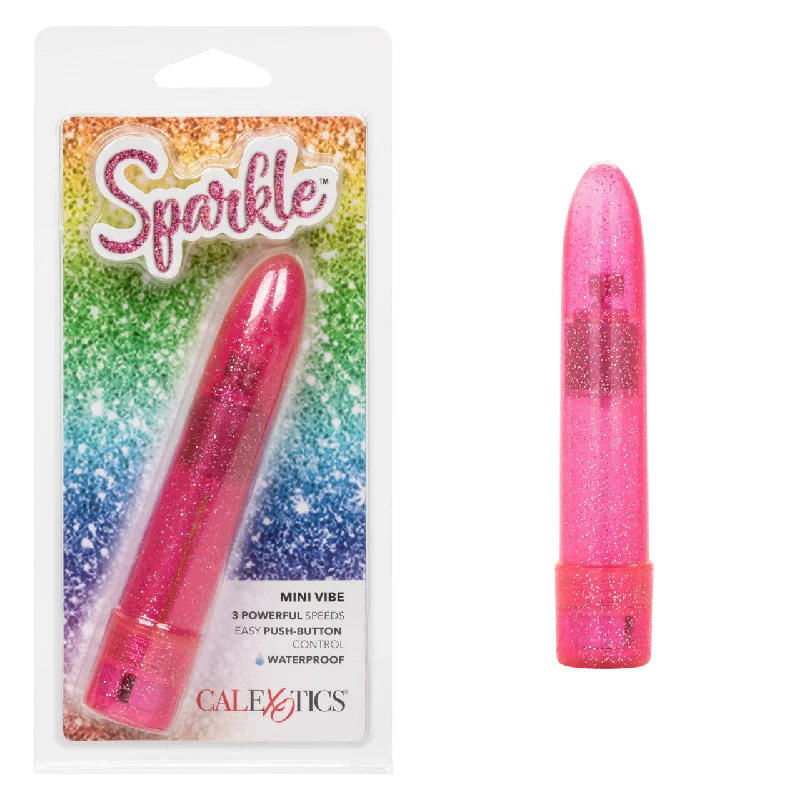 CaleXOtics SPARKLE Mini Vibe Pink Sparkling Glitter Battery Powered Vibrator