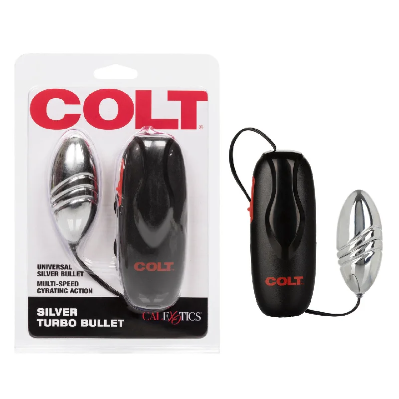 Colt SILVER TURBO BULLET Vibrator with Remote Control