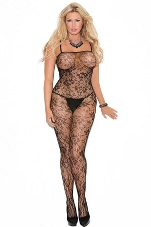 Diva Seductive Rose Lace Body Stocking