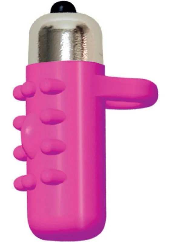 Frisky Fingers Silicone Finger Sleeve with Vibrating Bullet