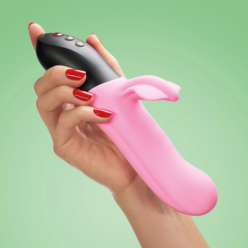 Fun Factory BI STRONIC FUSION Thrusting Pulsating Hands Free Vibrator includes Free Toybag