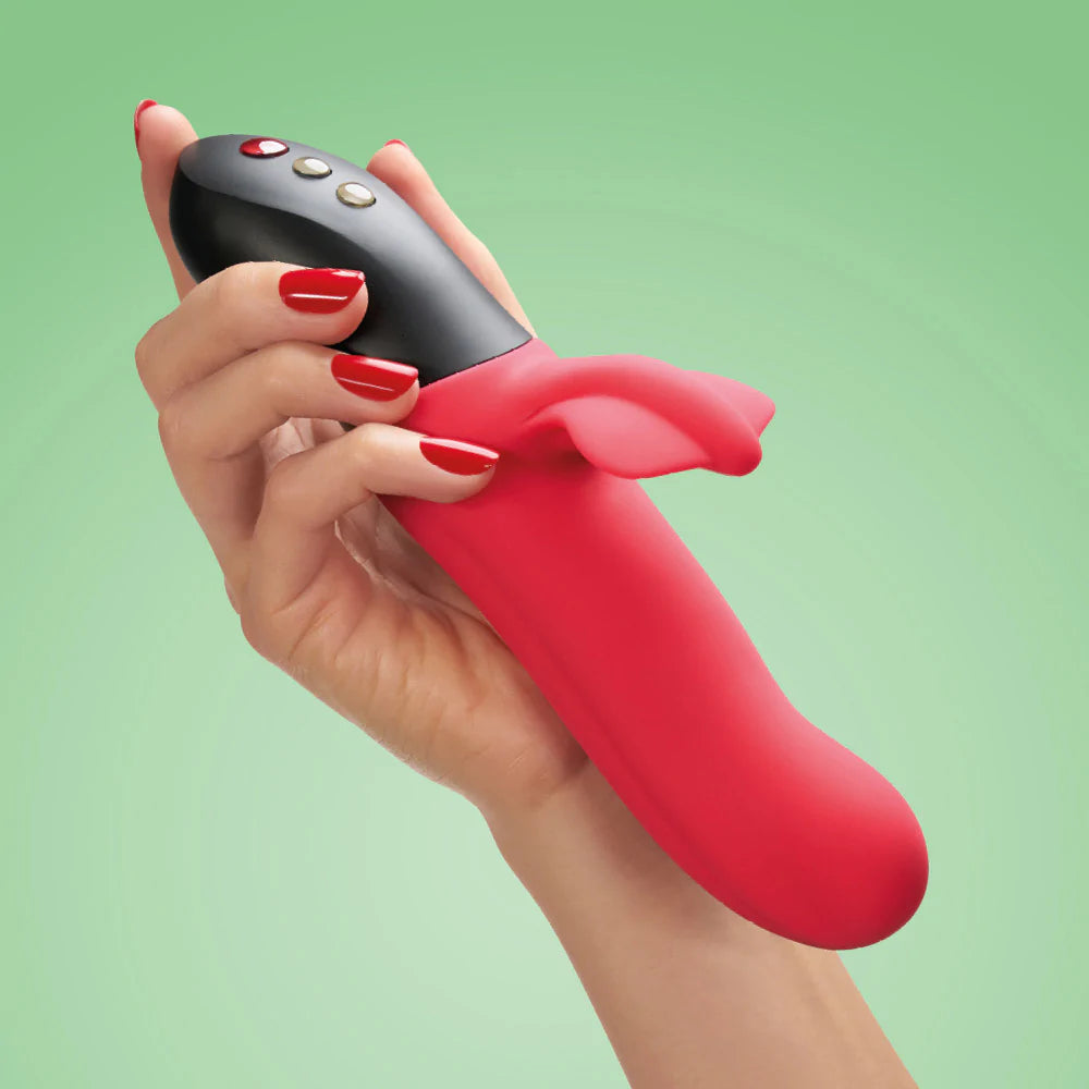 Fun Factory BI STRONIC FUSION Thrusting Pulsating Hands Free Vibrator includes Free Toybag