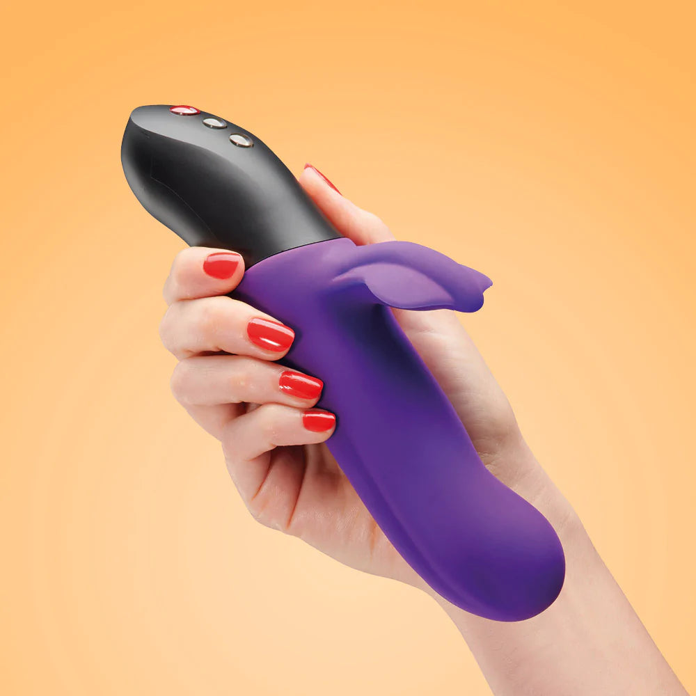 Fun Factory BI STRONIC FUSION Thrusting Pulsating Hands Free Vibrator includes Free Toybag