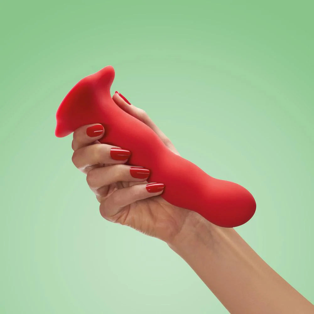 Fun Factory BOUNCER DILDO with 3 rotating ORGASM BALLS inside the shaft and Suction Cup includes FREE TOYBAG