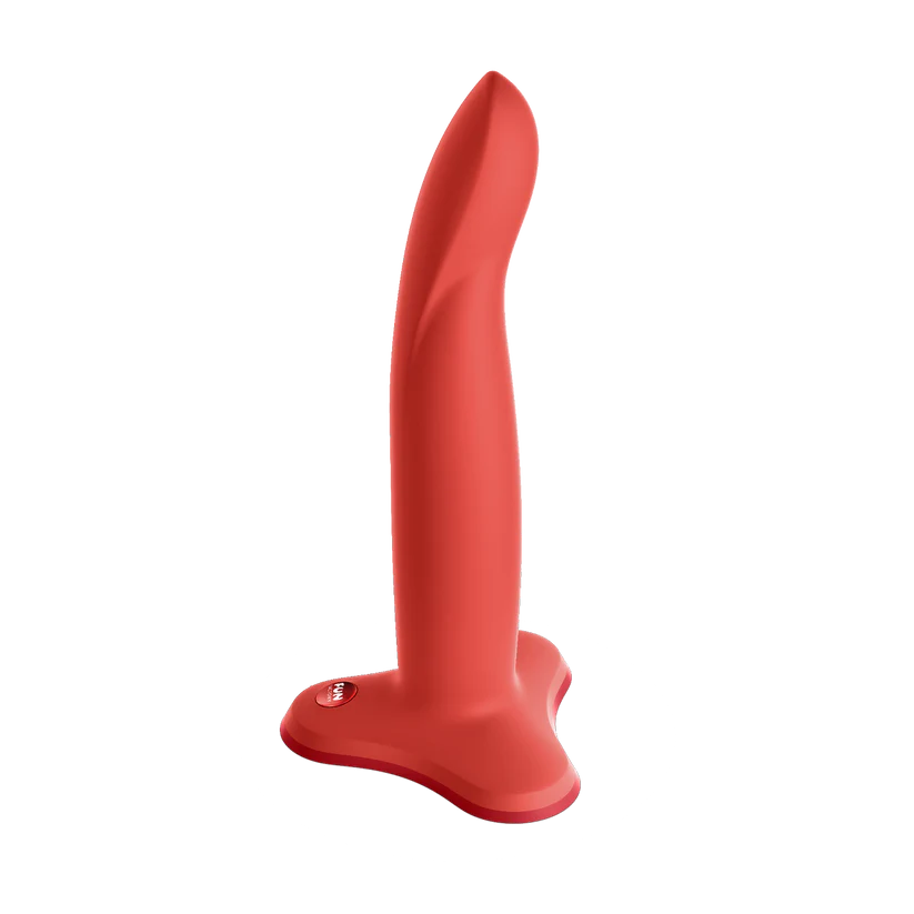 Fun Factory LIMBA FLEX M Red Bendable Silicone Dildo with Suction Cup with FREE TOYBAG