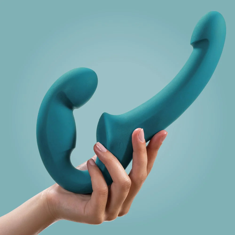 Fun Factory SHARE LITE POSABLE DOUBLE DILDO Deep Sea Blue