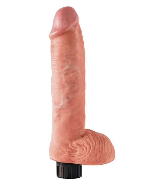 King Cock 10" Vibrating Cock w/ Balls