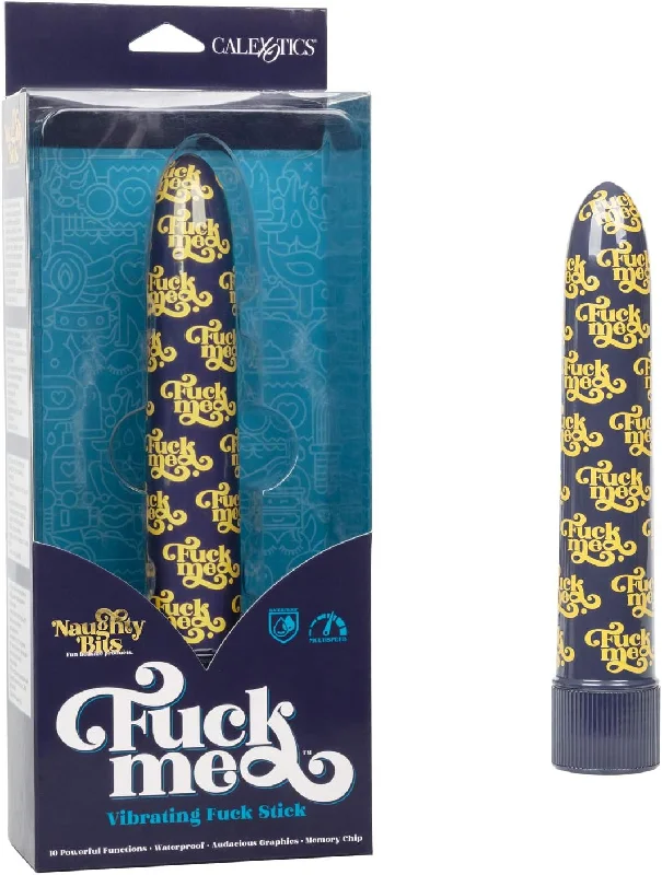 Naughty Bits FUCK ME Powerful Vibrating Fuck Stick Vibrator