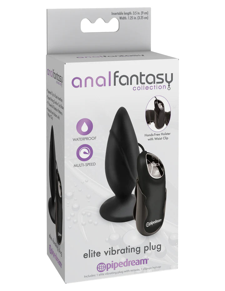 Pipedream Anal Fantasy Collection ELITE VIBRATING BUTT PLUG with Remote Control