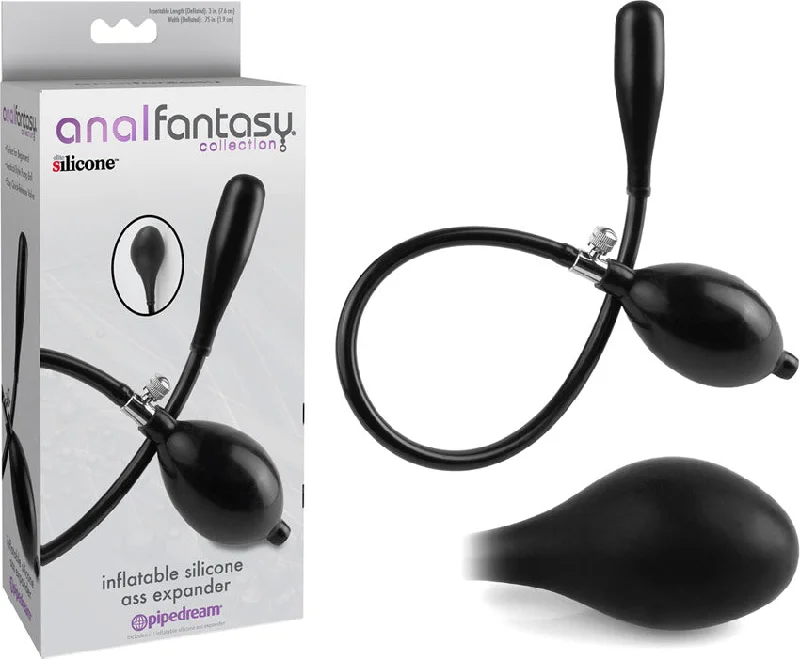 Pipedream Anal Fantasy Collection Inflatable Silicone Ass Expander Black