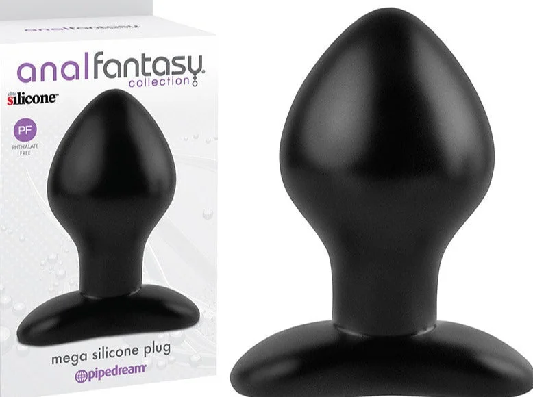 Pipedream Anal Fantasy Collection Mega Silicone Butt Plug 7 inch Black