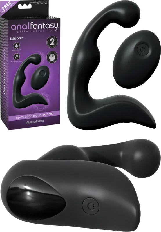 Pipedream Anal Fantasy Elite Collection Remote Control P Spot Pro 5.6 inch Black