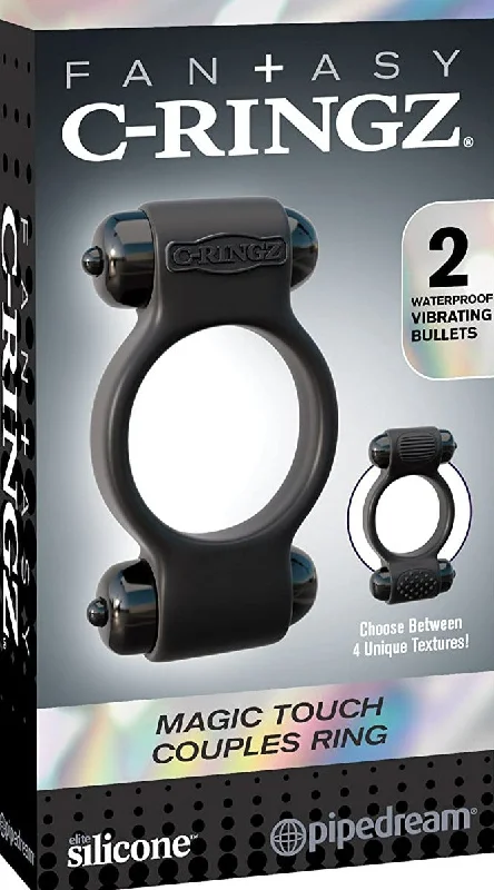 Pipedream Fantasy C Ringz MAGIC TOUCH COUPLES RING Double Vibrating Cock Ring