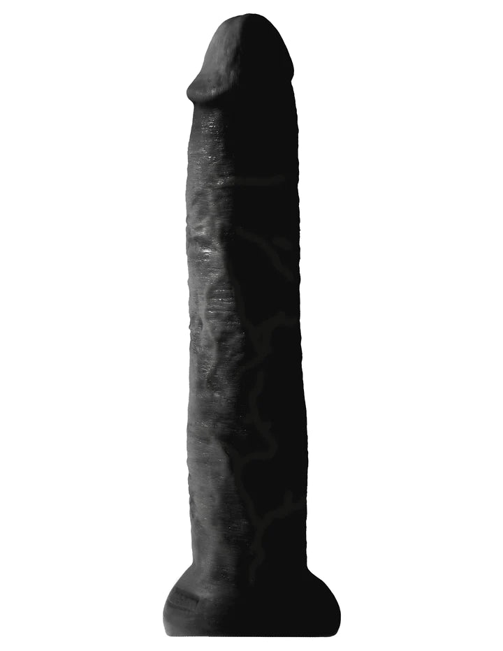 Pipedream King Cock Thick Realistic Dildo with Suction Cup Mount Base 13 inch Black