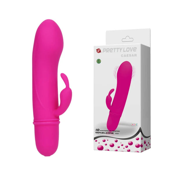 Pretty Love CAESAR Mini Rabbit Vibrator Pink