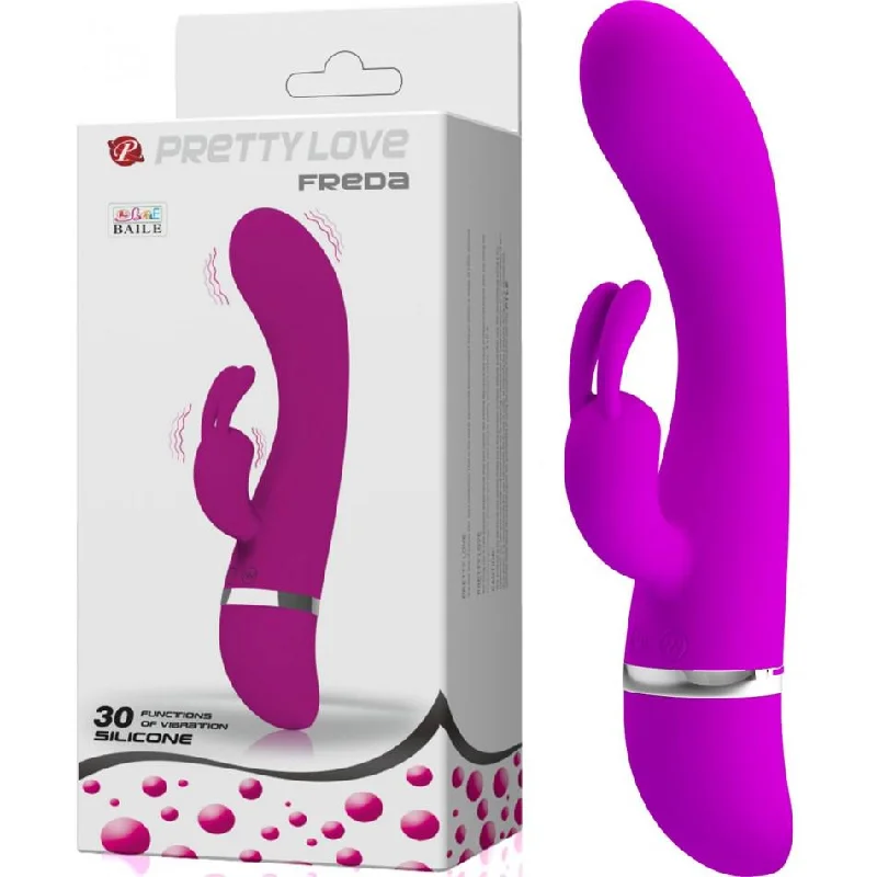 Pretty Love Freda 30 Function Rabbit Vibrator Purple