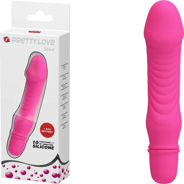 Pretty Love Stev G Spot Dildo Vibrator Pink