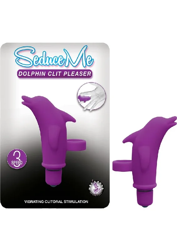 Seduce Me Dolphin Clit Pleasure Silicone Finger Massager