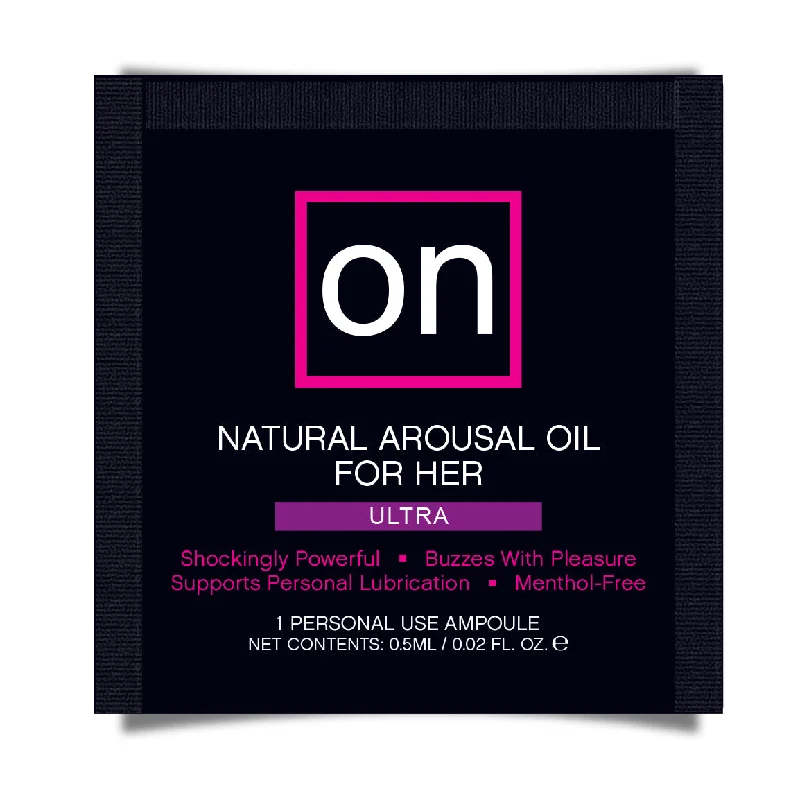 Sensuva ON ULTRA Natural Arousal Orgasm Oil Single Use Ampoule  0.5ml