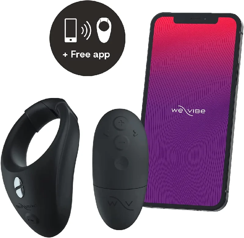 We Vibe BOND App Controlled Rechargeable Wearable Vibrating Cock Ring with Remote Control