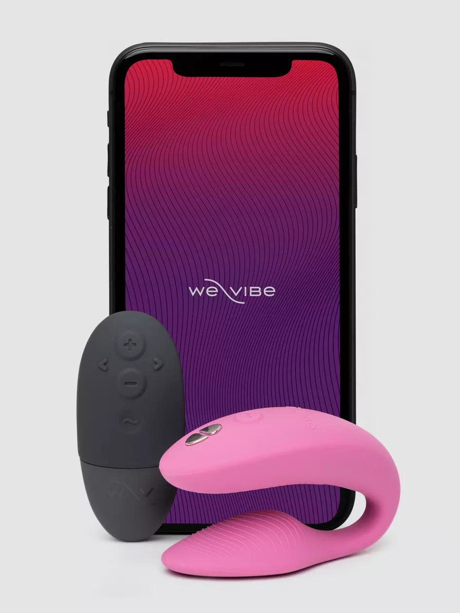 We Vibe SYNC 2 Remote Control and App Rechargeable Couples Vibrator Pink