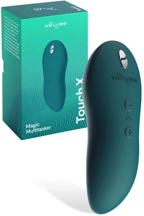 We Vibe TOUCH X Rechargeable Lay-On Clitoral Vibrator Green Velvet