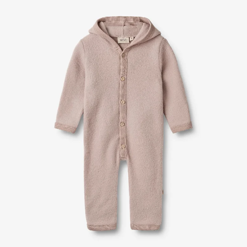 Wool Fleece Suit Ata - dry rose